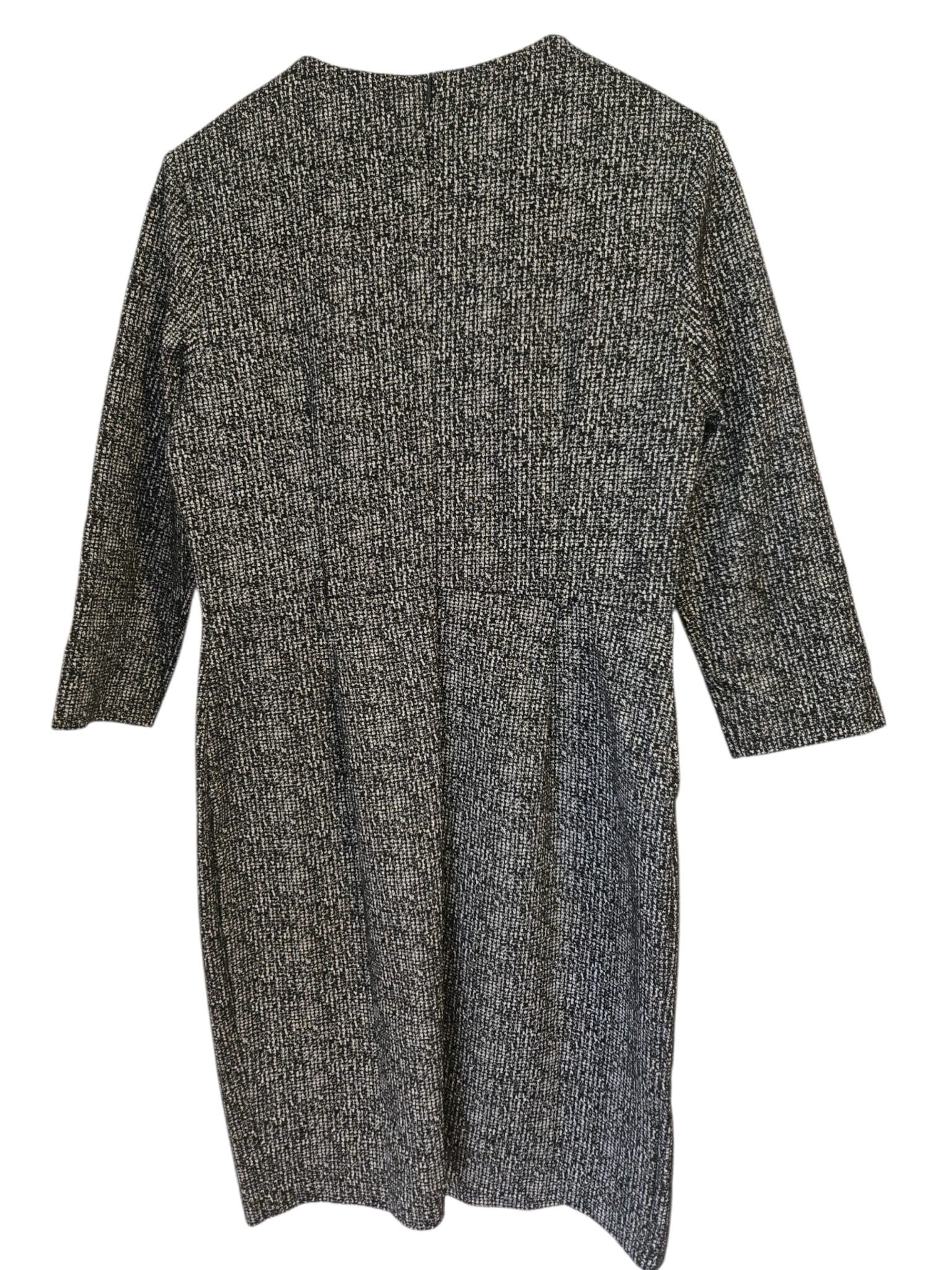 Forcast | Black & White Marled Tweed_Shift Dress - Image 2