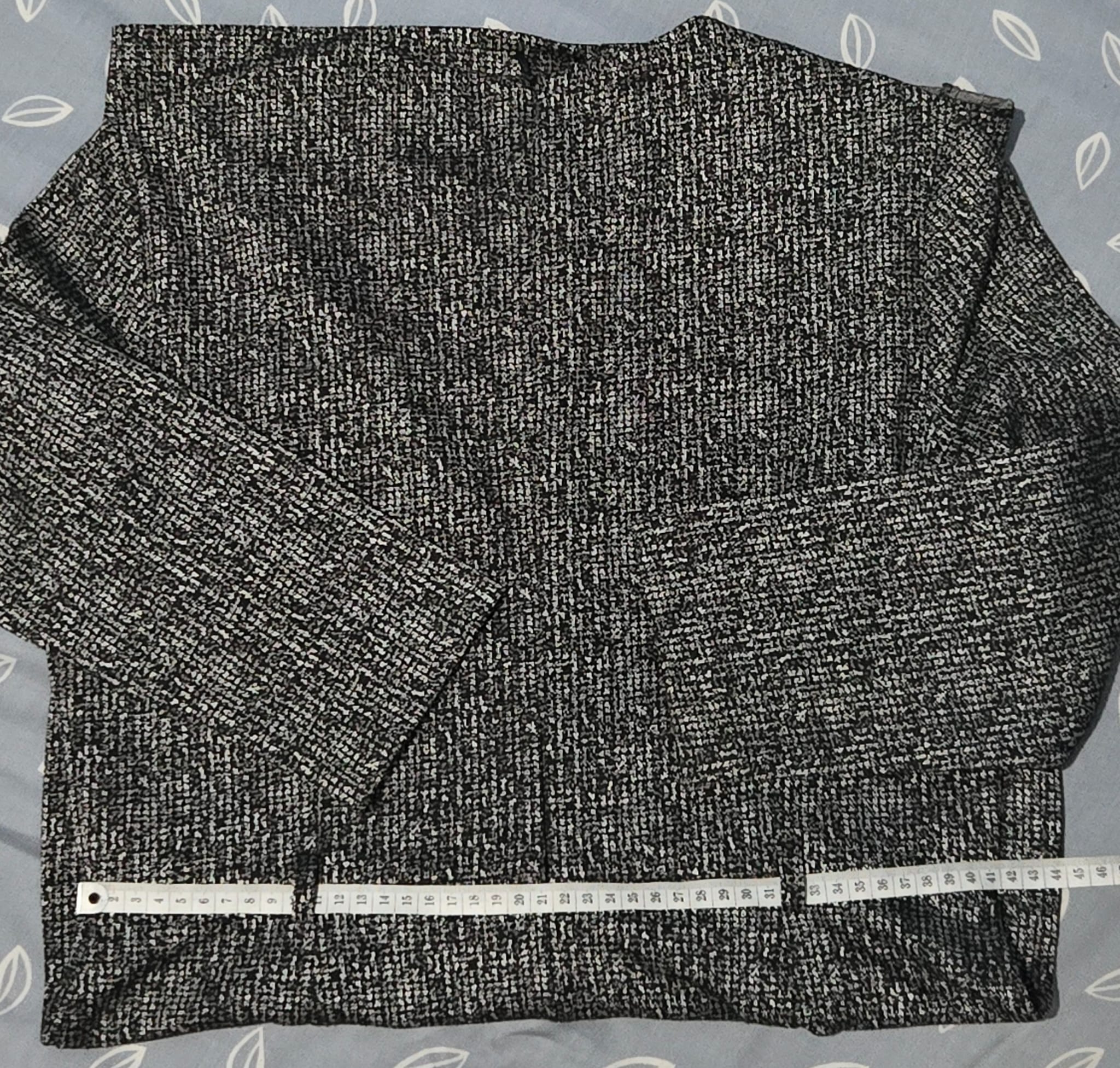 Forcast | Black & White Marled Tweed_Shift Dress - Image 3