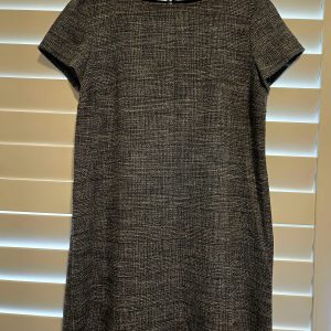 ZARA Black and Grey Plaid Pattern Dress