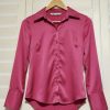 Zara | Vibrant Pink Button-Up Shirt