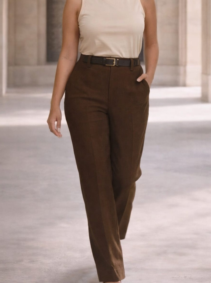 DAZIE | Straight Leg Twill Pants - Image 5