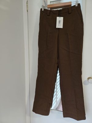 DAZIE | Straight Leg Twill Pants