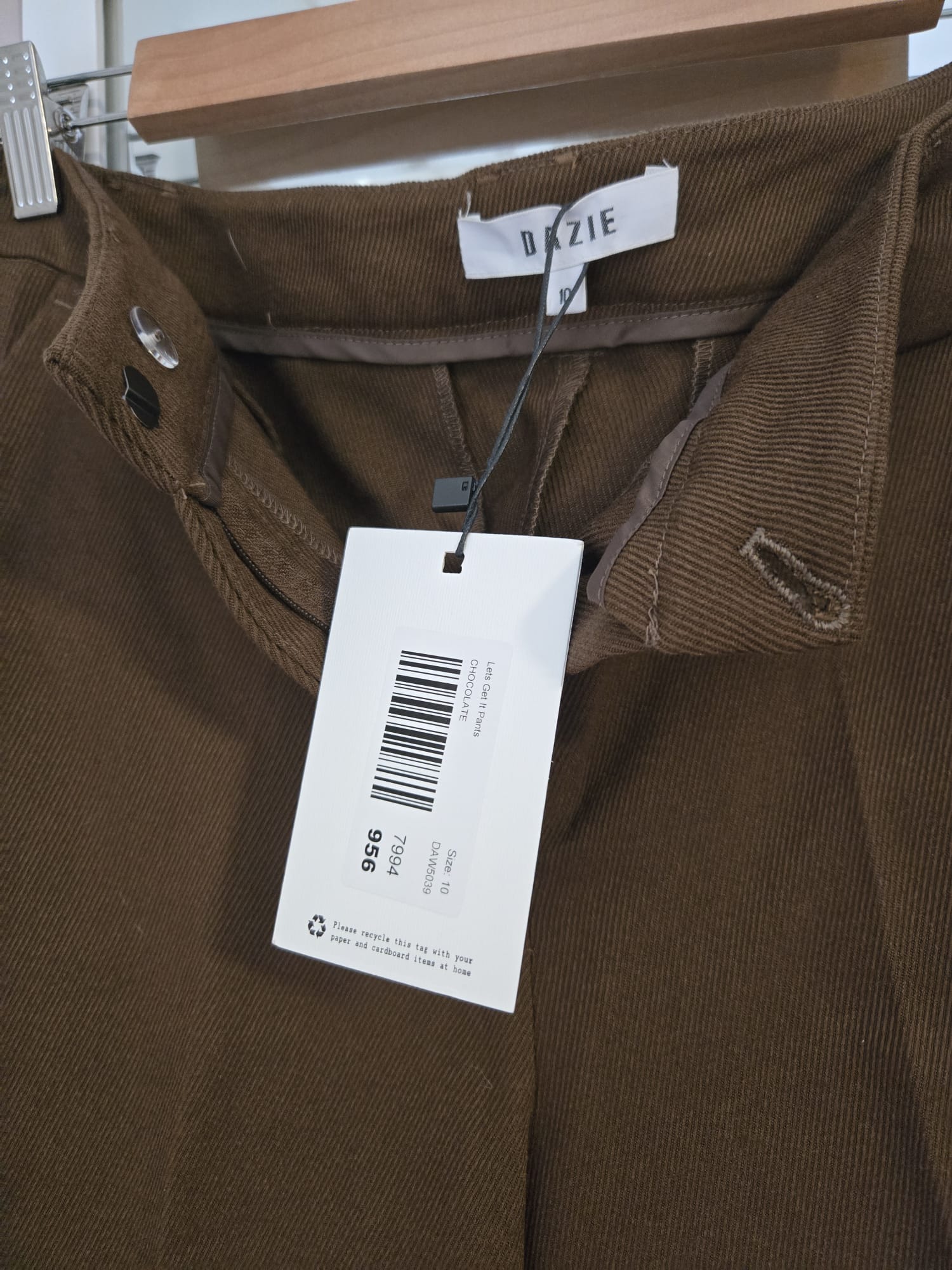 DAZIE | Straight Leg Twill Pants - Image 4