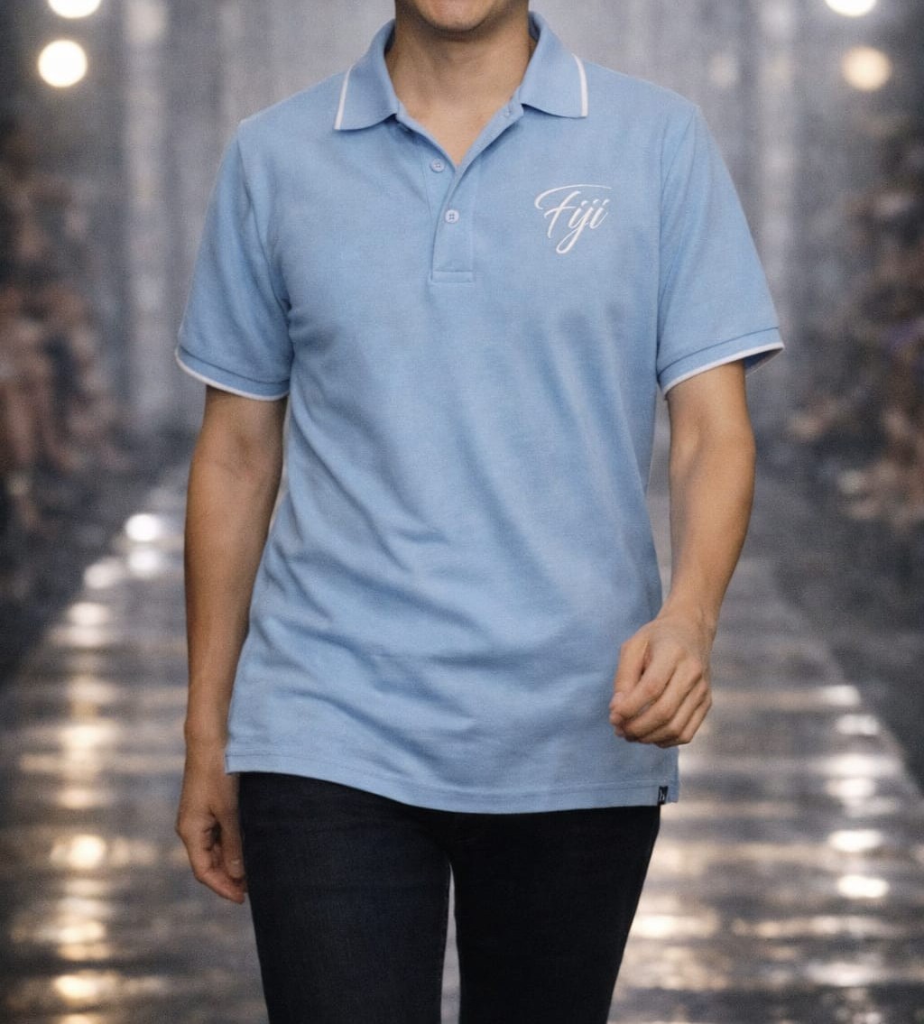 Jack’s ORIGINAL | Light Blue Polo Shirt – Unisex - Image 4