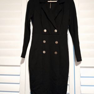 Fresh Soul | Black blazer dress