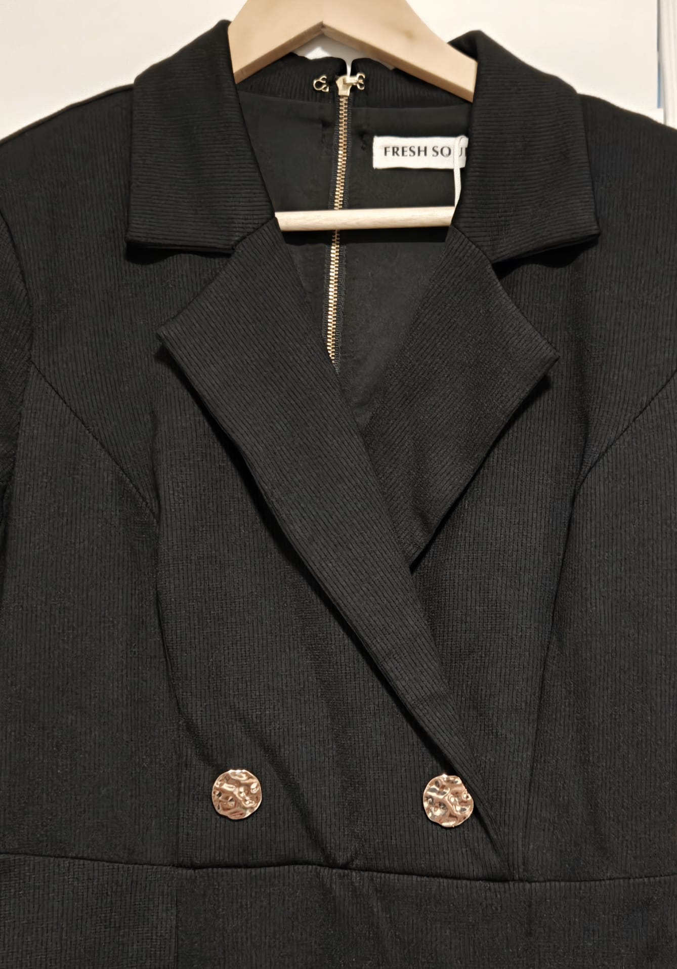 Fresh Soul | Black blazer dress - Image 3