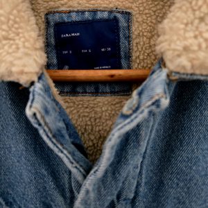 Alternative view of ZARA MAN | Sherpa-Lined Denim Jacket
