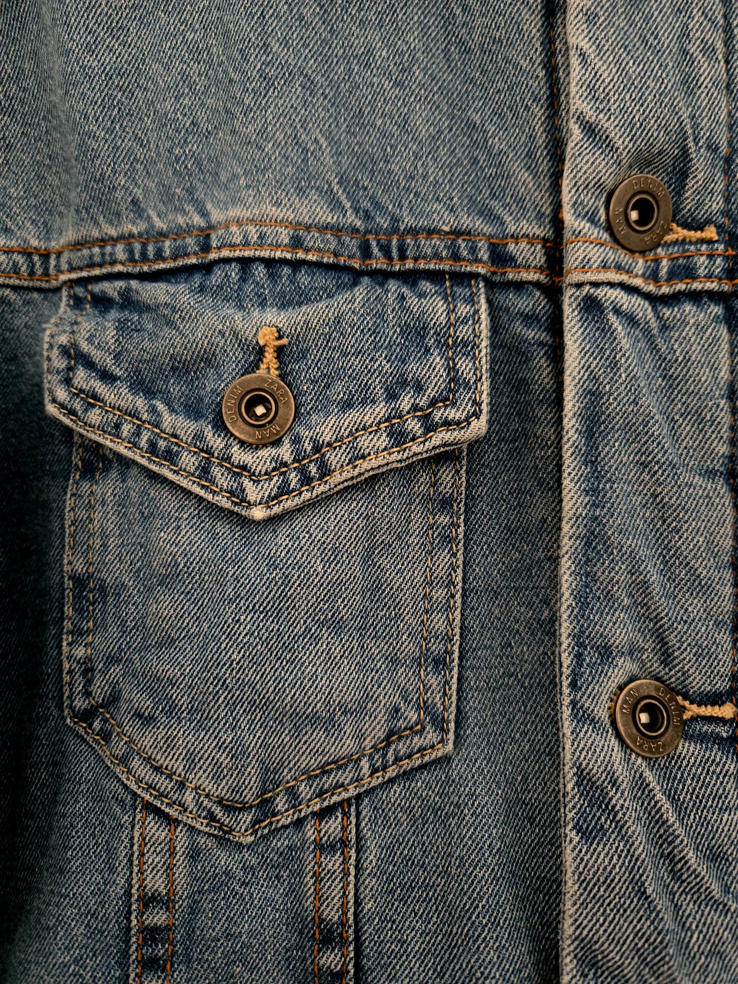 ZARA MAN | Sherpa-Lined Denim Jacket - Image 4
