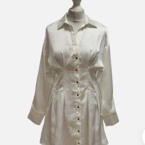 Alternative view of ZARA | Satin Effect shirt dress, size Small
