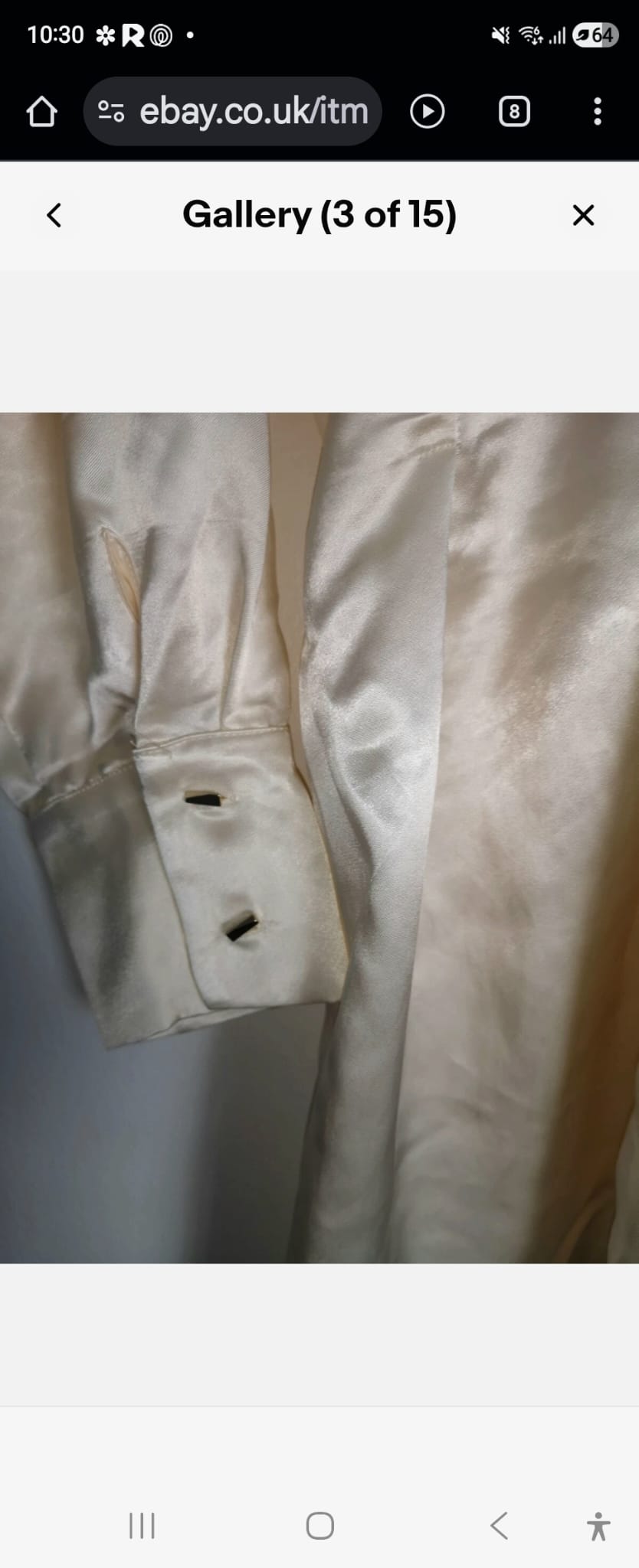 ZARA | Satin Effect shirt dress - Image 3