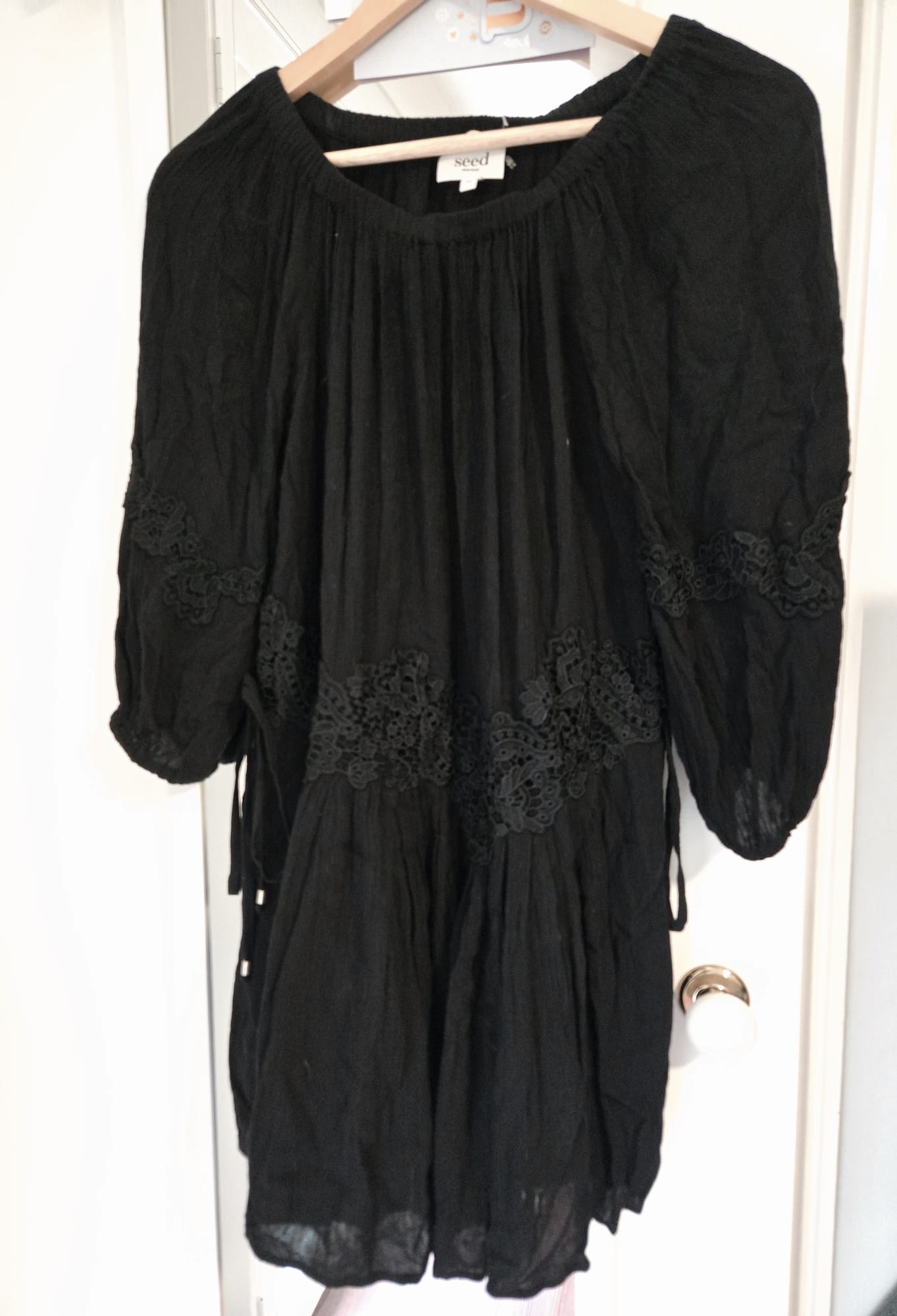 Seed Heritage | Bohemian Lace Detail Dress