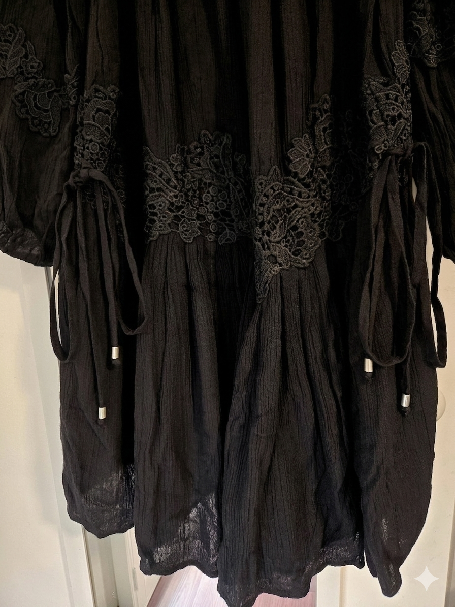Seed Heritage | Bohemian Lace Detail Dress - Image 3